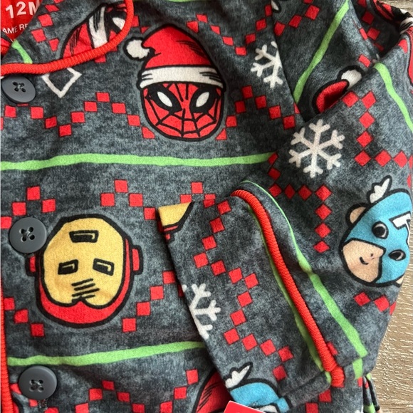 Marvel Kids Pajama Set.  Size 12 Months.  NWT - Picture 3 of 3